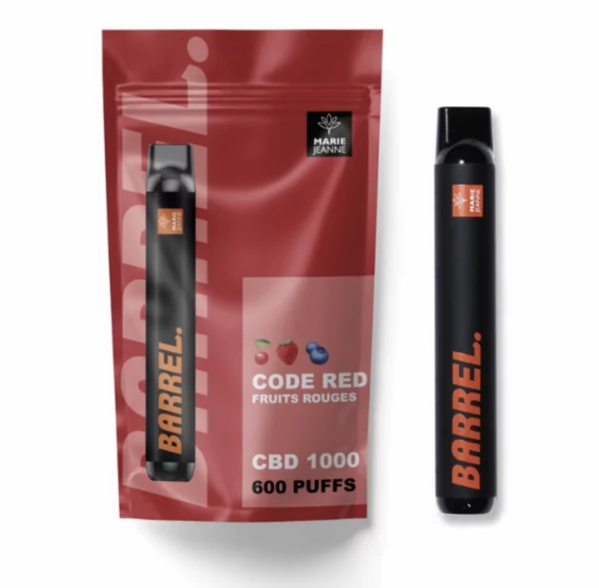 Puff CBD fruit rouge